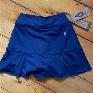 Dona Jo Navy Tennis Skirt